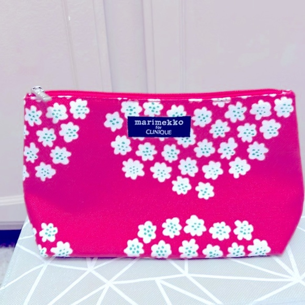 Marimekko x Clinique-Zip Makeup Pouch-NEW never used